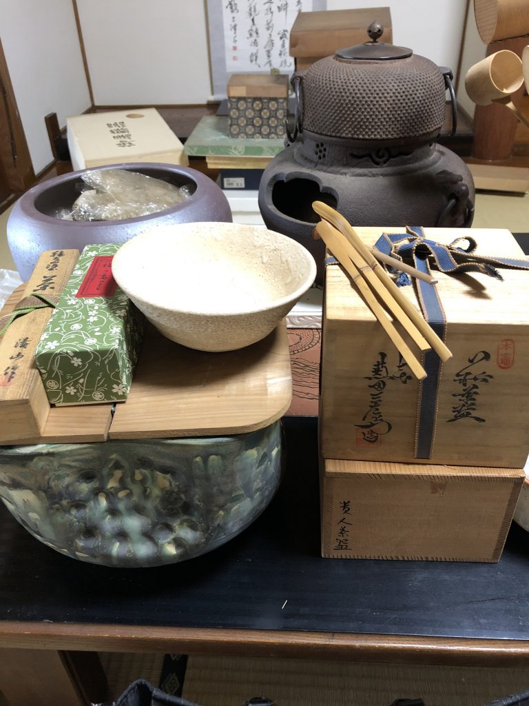 【福岡県柳川市】茶道具一式のお買取りをいたしました。